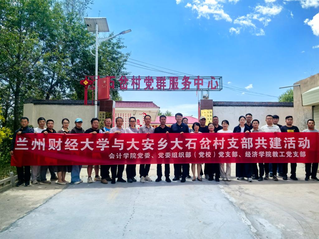 会计学院赴大安乡大石岔村开展乡村振兴结对共建活动